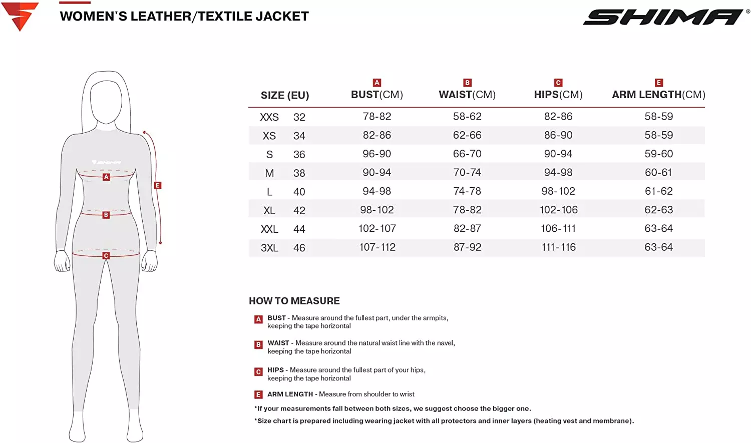 Shima Drift Lady Motorradjacke