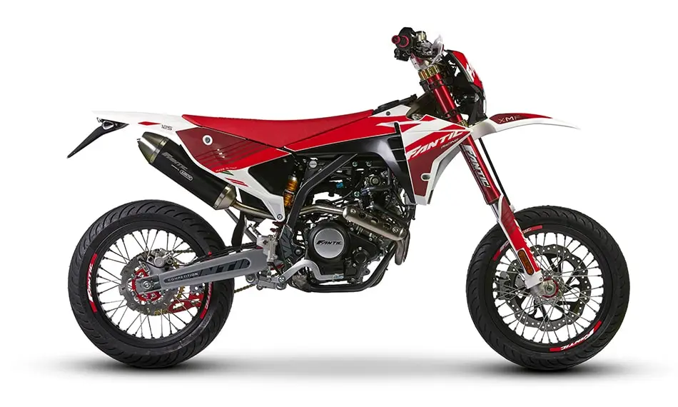 Fantic 125 Competition XMF Supermoto 125 Rot-Weiß