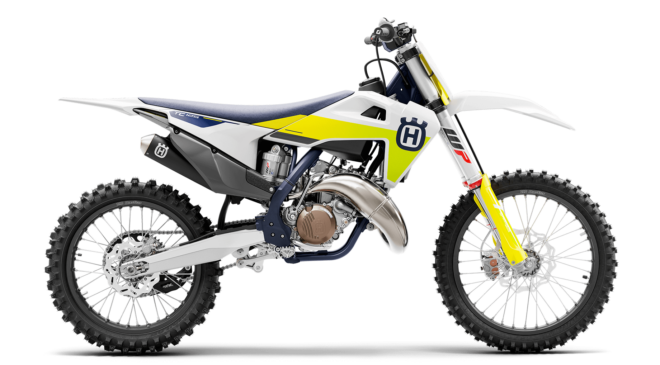 Das neue Modell von Husqvarna, die TC 125 ccm, hier im Vergleich unter allen Enduro-Modellen in der 125er Klasse