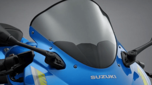 Gegen Aufpreis: Getönte Racing Scheibe Suzuki R125 Racing Motorrad 125 ccm